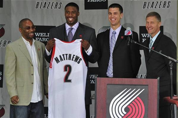 July 21, 2010 - Wes signs with Portland and meets the press