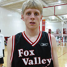 Scott Christopherson as a member of the Fox Valley Skillz AAU team