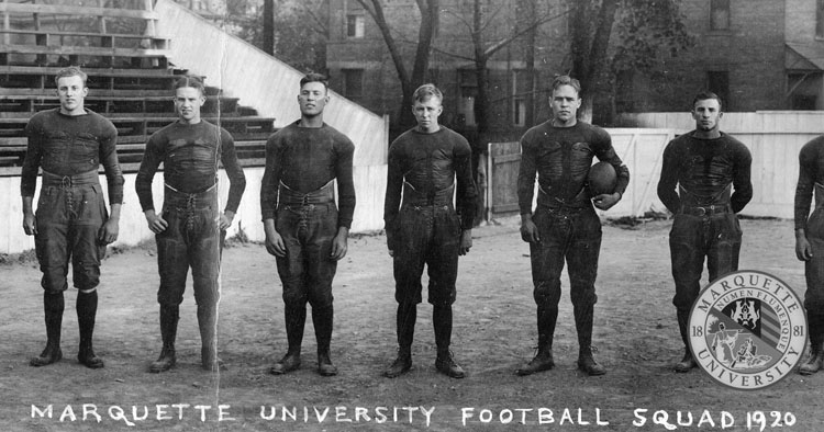 1920 Marquette Football Poster (part)