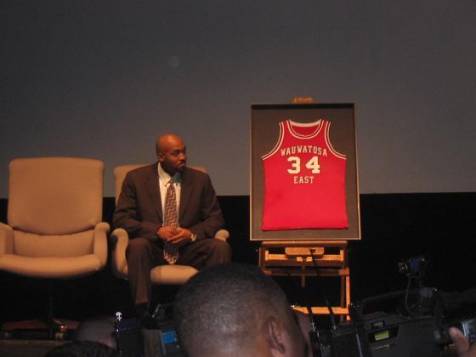 Tony Smith sits on the stage as his newly retired Wauwatosa East jersey is exhibited. That same night, Devin Harris was honored as his jersey was also retired. Tony Smith sits on the stage as his newly retired Wauwatosa East jersey is exhibited. That same night, Devin Harris was honored as his jersey was also retired.